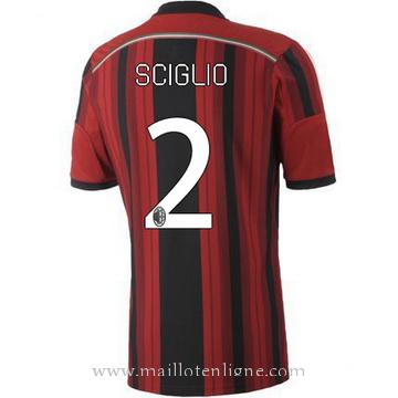 Maillot AC Milan SCIGLIO Domicile 2014 2015
